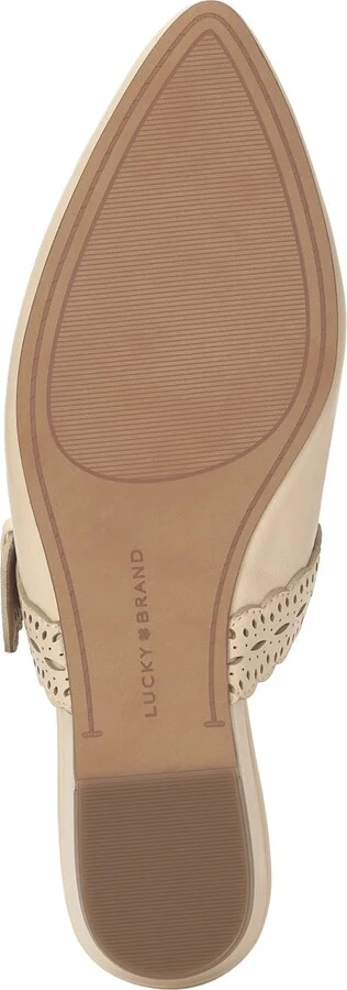 Lucky Brand Women's Nicona Eyelet Buckle Mule Flats - Image 9