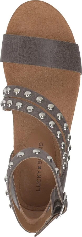 Lucky Brand Women's Piah Studded Block-Heel City Sandals - Image 4