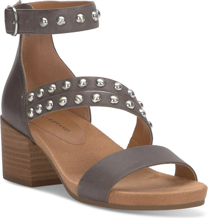 Lucky Brand Women's Piah Studded Block-Heel City Sandals