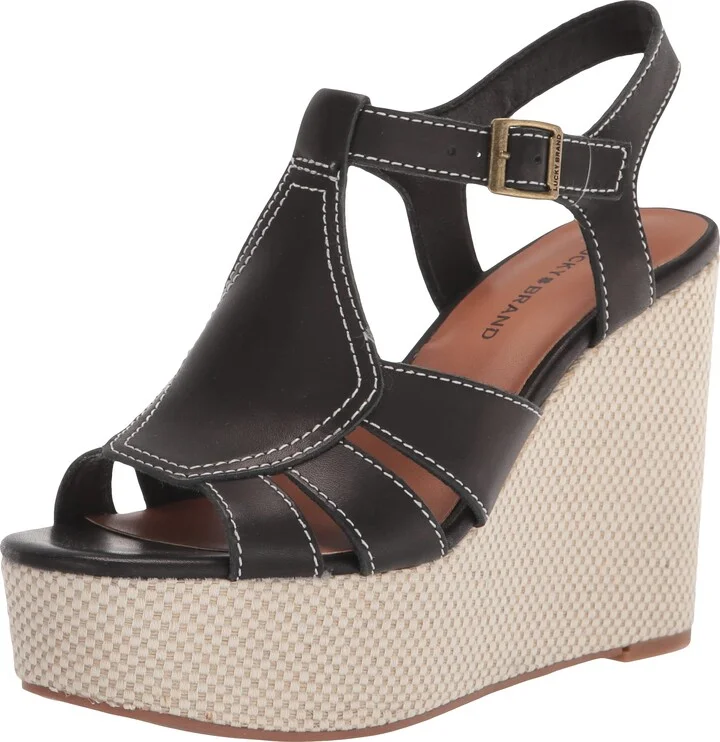 Lucky Brand Women's Ressica Platform Wedge Sandal