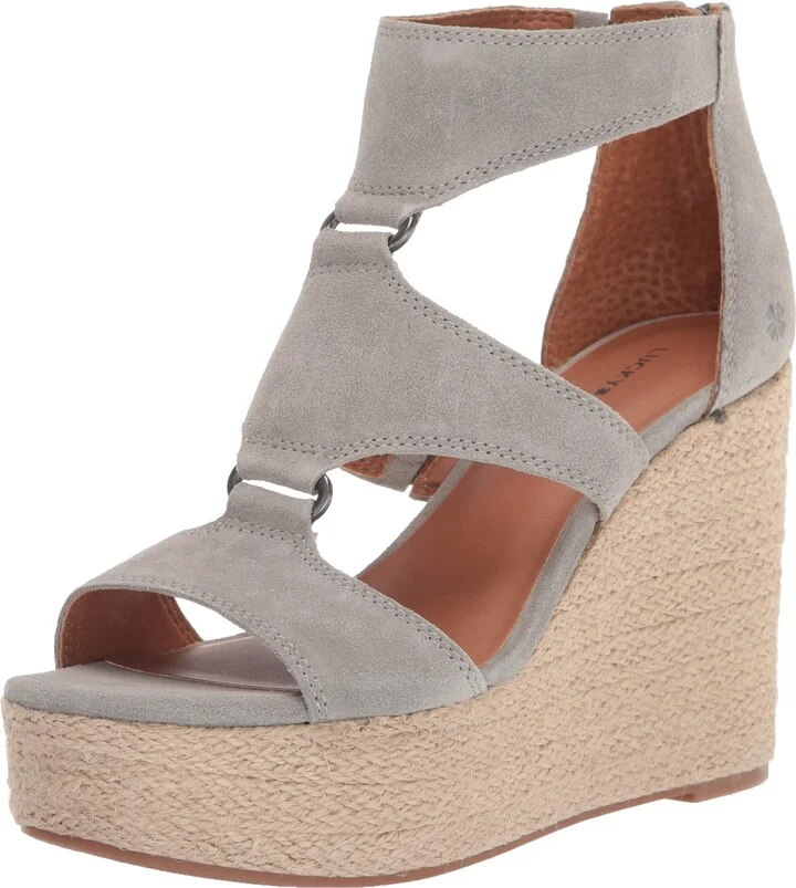 Lucky Brand Women's Rillyon Platform Wedge Sandal