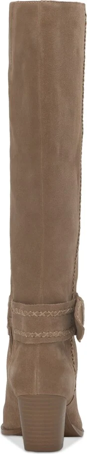 Lucky Brand Women's Risvin Bow Whipstich Tall Knee High Heel Boots - Image 7