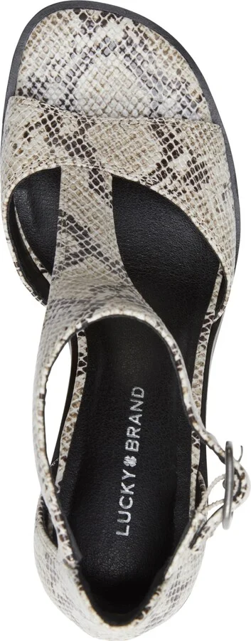 Lucky Brand Women's Sabeni T-Strap Block-Heel City Sandals - Image 4