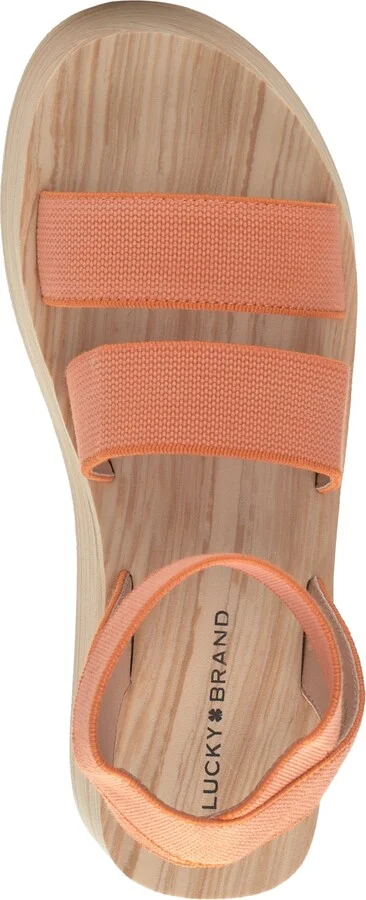 Lucky Brand Women's Samella Strappy Platform Wedge Sandals - Image 4