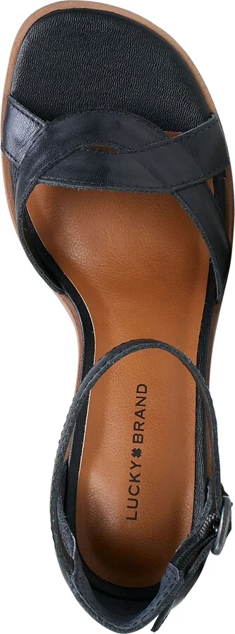 Lucky Brand Women's Sarwa Ankle Strap Dress Sandals - Image 4