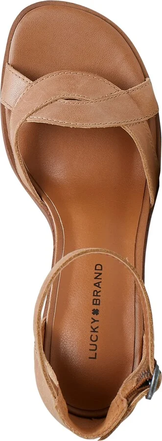 Lucky Brand Women's Sarwa Ankle Strap Dress Sandals - Image 8