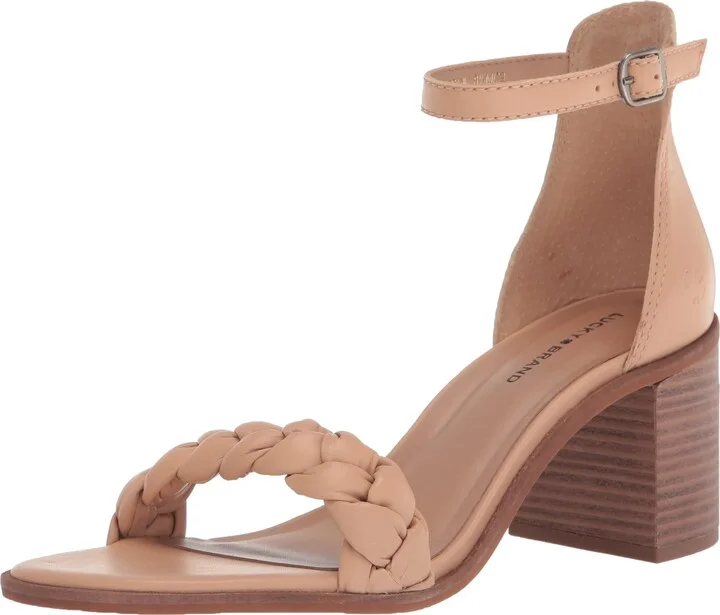 Lucky Brand Women's Sertini Ankle Strap Sandal Heeled