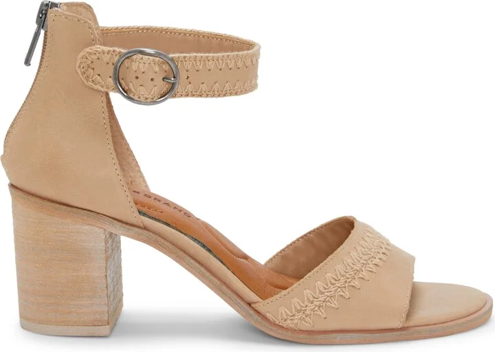 Lucky Brand Women's Shivona Whipstitch Block-Heel Dress Sandals - Image 2