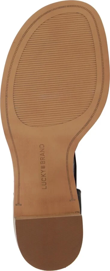 Lucky Brand Women's Shivona Whipstitch Block-Heel Dress Sandals - Image 5