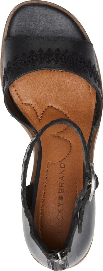 Lucky Brand Women's Shivona Whipstitch Block-Heel Dress Sandals - Image 8