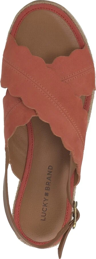 Lucky Brand Women's Tonita Crossband Espadrille Wedge Sandals - Image 8