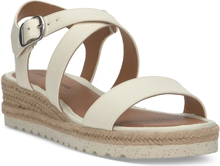 Lucky Brand Women's Trianna Strappy Espadrille Wedge Sandals