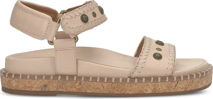 Lucky Brand Women's Ullani Studded Whipstitch Footbed Sandals - Image 2