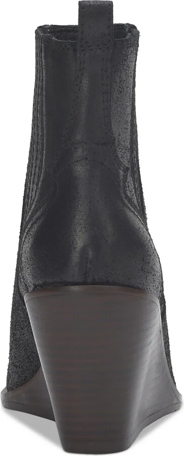 Lucky Brand Women's Wilano Pull-On Wedge Booties - Caramel/Caramel Suede - Image 7