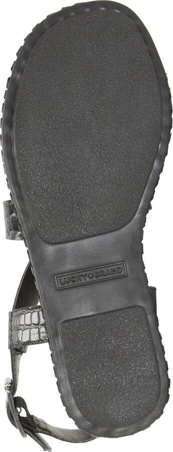 Lucky Brand Women's Zelek Crisscross Flat Sandals - Image 5