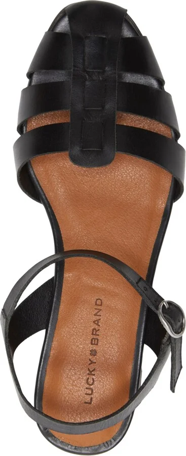 Lucky Brand Women's Zilma Ankle Strap Fisherman Flat Sandals - Image 4