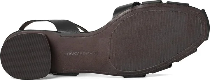 Lucky Brand Zilma Fisherman Sandals Women's Sandals Black : 6 B - Medium, Leather - Image 3