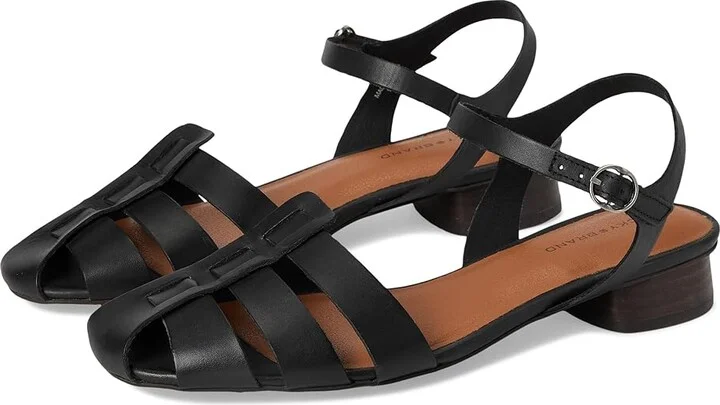 Lucky Brand Zilma Fisherman Sandals Women's Sandals Black : 6 B - Medium, Leather