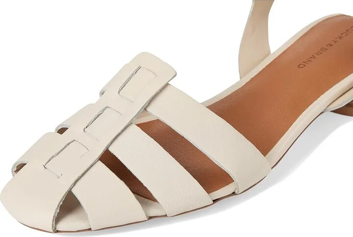 Lucky Brand Zilma Fisherman Sandals Women's Sandals Tusk : 6.5 B - Medium, Leather - Image 7