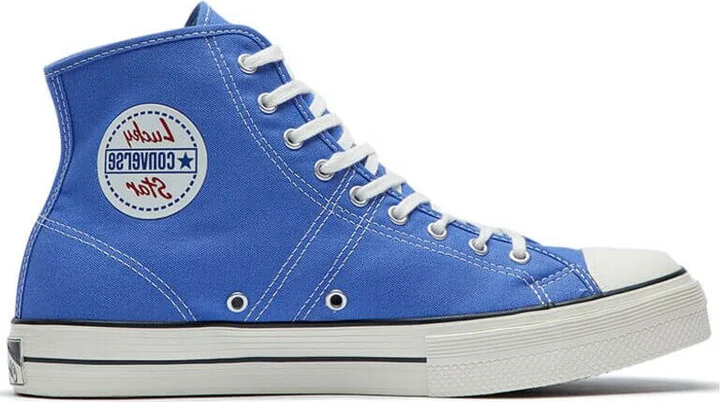 Lucky Star Ozone Blue Canvas High Top Sneakers