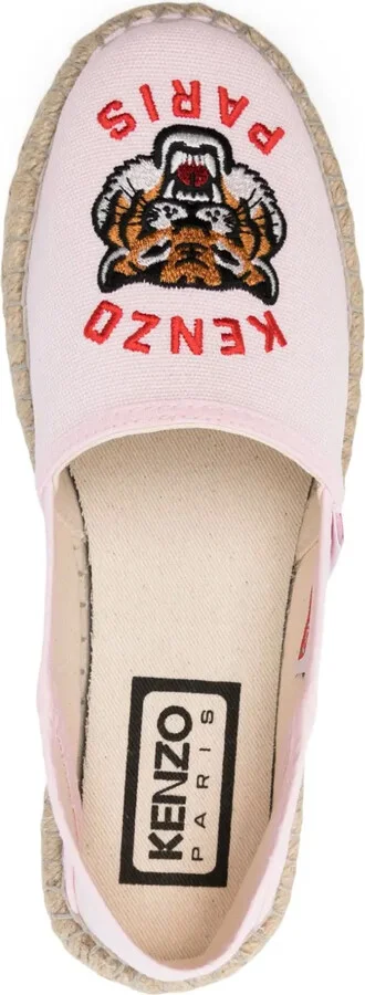 Lucky Tiger-embroidered espadrilles - Image 4
