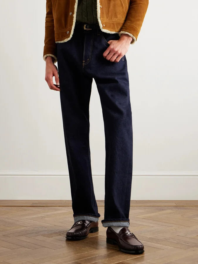 Luco Logo-Embellished Polished-Leather Loafers - Image 2