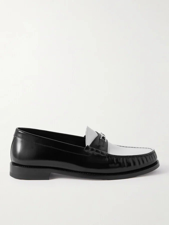 Luco Triomphe Two-Tone Leather Loafers