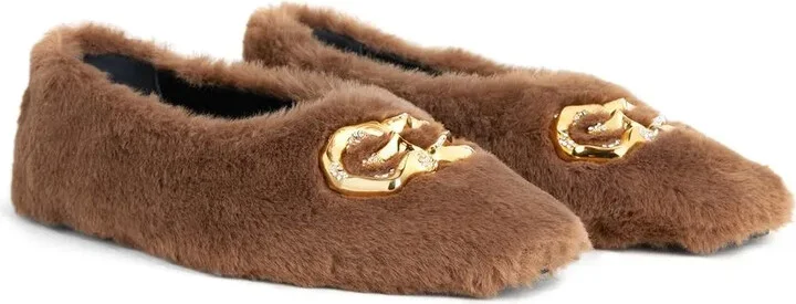 Lucreciia faux fur loafers - Image 2