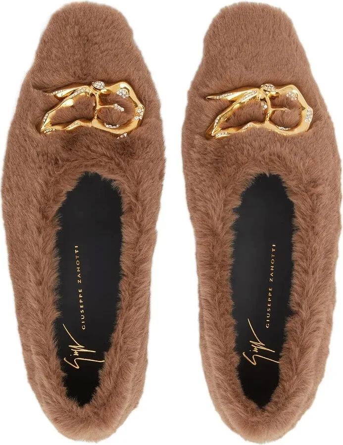 Lucreciia faux fur loafers - Image 4