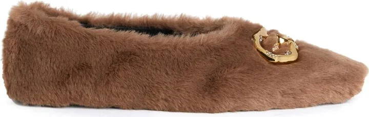 Lucreciia faux fur loafers