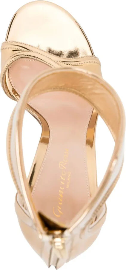 Lucrezia 105mm metallic sandals - Image 4