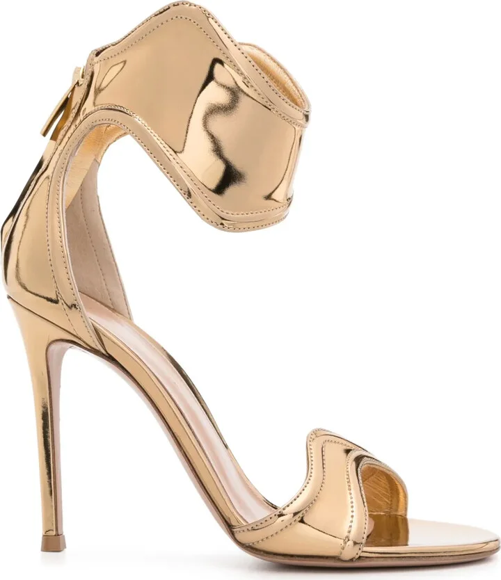 Lucrezia 105mm metallic sandals