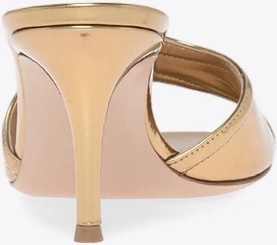 Lucrezia 70 Metallic Mule Sandals - Image 2