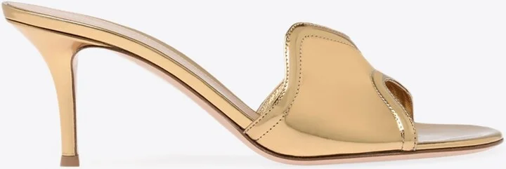 Lucrezia 70 Metallic Mule Sandals