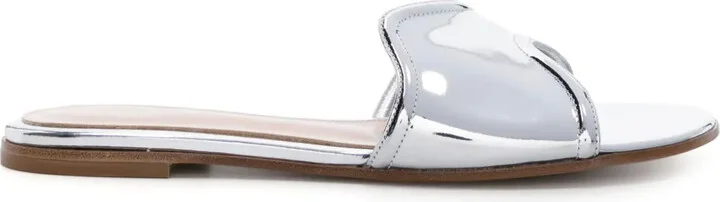 Lucrezia patent-leather sandals