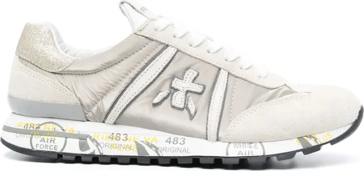 Lucy logo-patch sneakers