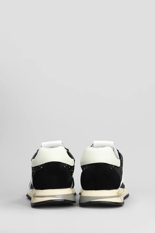 Lucy Sneakers In Black Suede And Fabric - Image 4