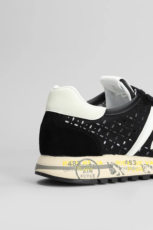 Lucy Sneakers In Black Suede And Fabric - Image 5