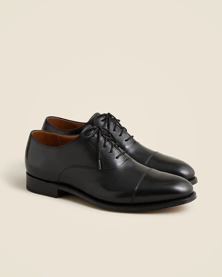 Ludlow cap toe leather oxfords