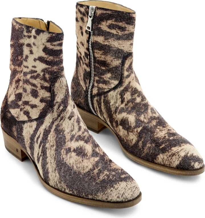 Ludlow Genuine Calf Hair Zip Boot