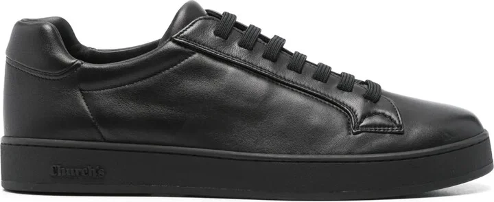 Ludlow leather lace-up sneakers