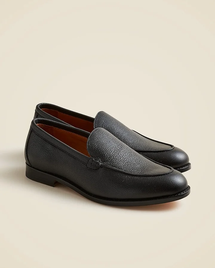 Ludlow Venetian loafers with leather soles