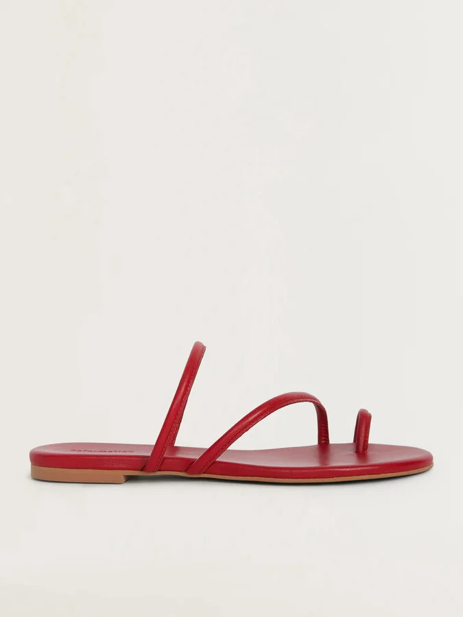 Ludo Toe Ring Strappy Flat Sandal - Image 2