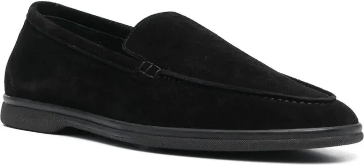 Ludovico almond-toe suede loafers - Image 2