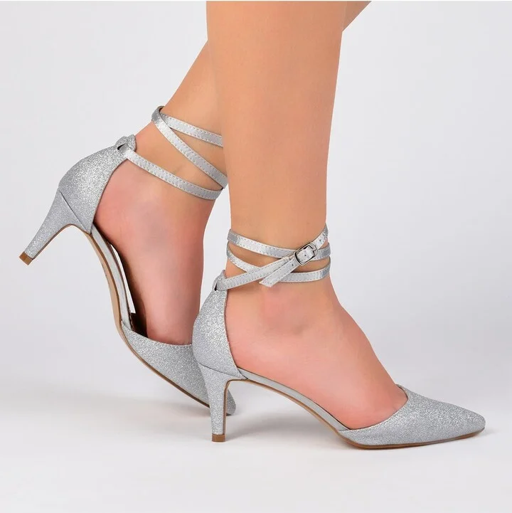 Luela Glitter Ankle Strap Pump - Image 4