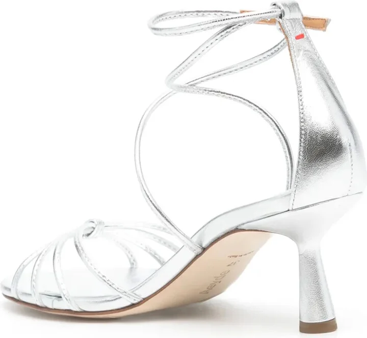 Luella 65mm metallic sandals - Image 3
