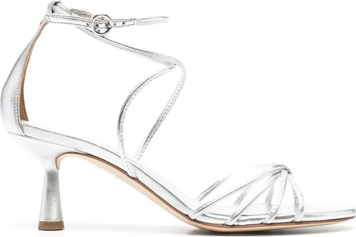 Luella 65mm metallic sandals