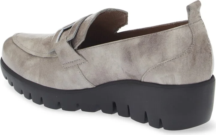 Lug Platform Wedge Loafer - Image 2