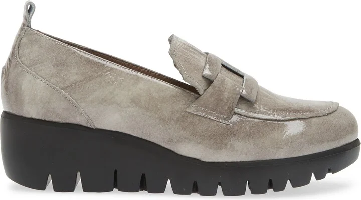 Lug Platform Wedge Loafer - Image 3