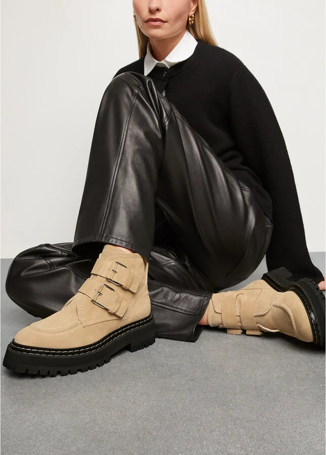 Lug-Sole Buckle Boots - Image 2